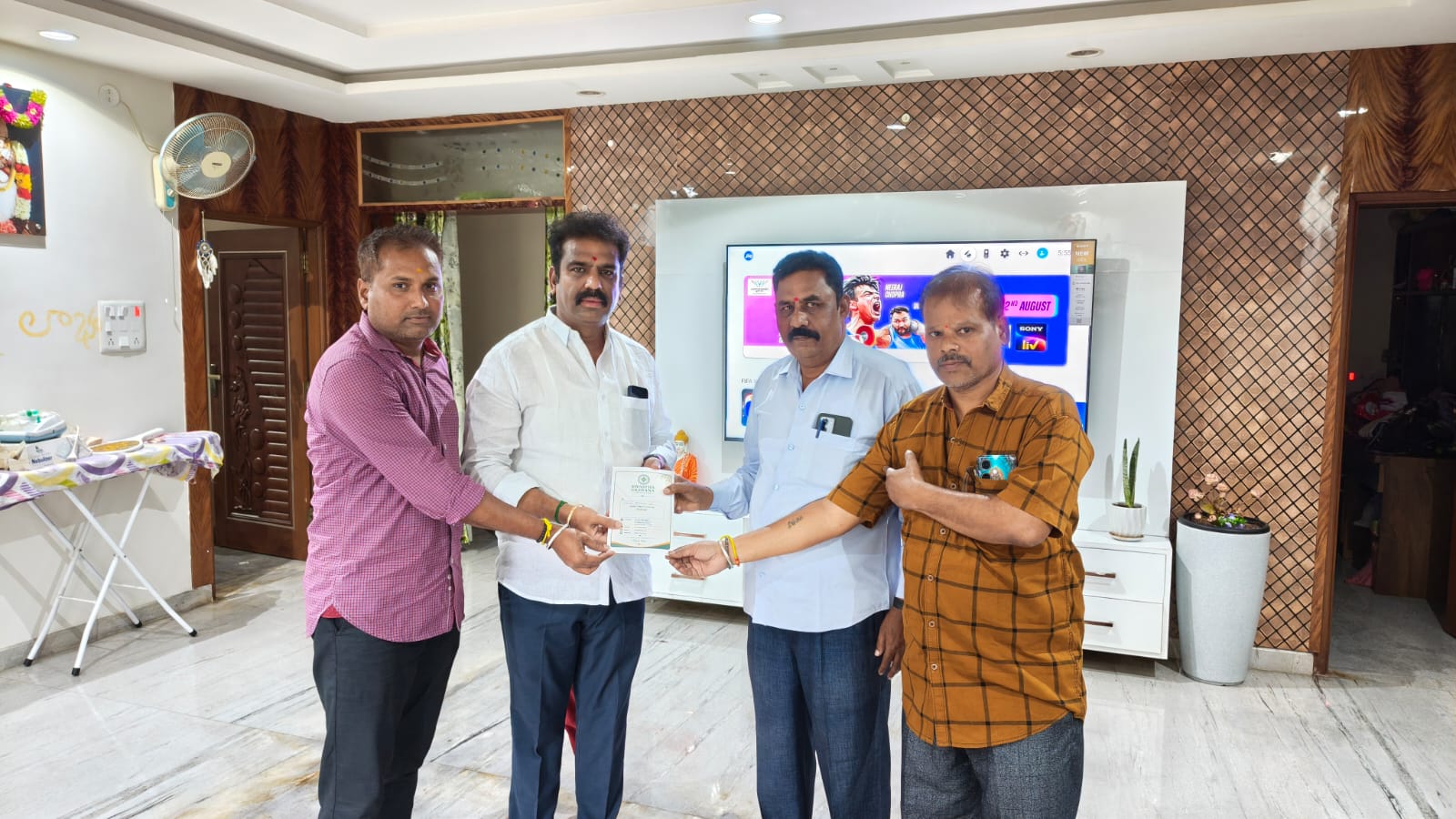 Invitation to Community Heads in Hindupur for 26-Aug Drive