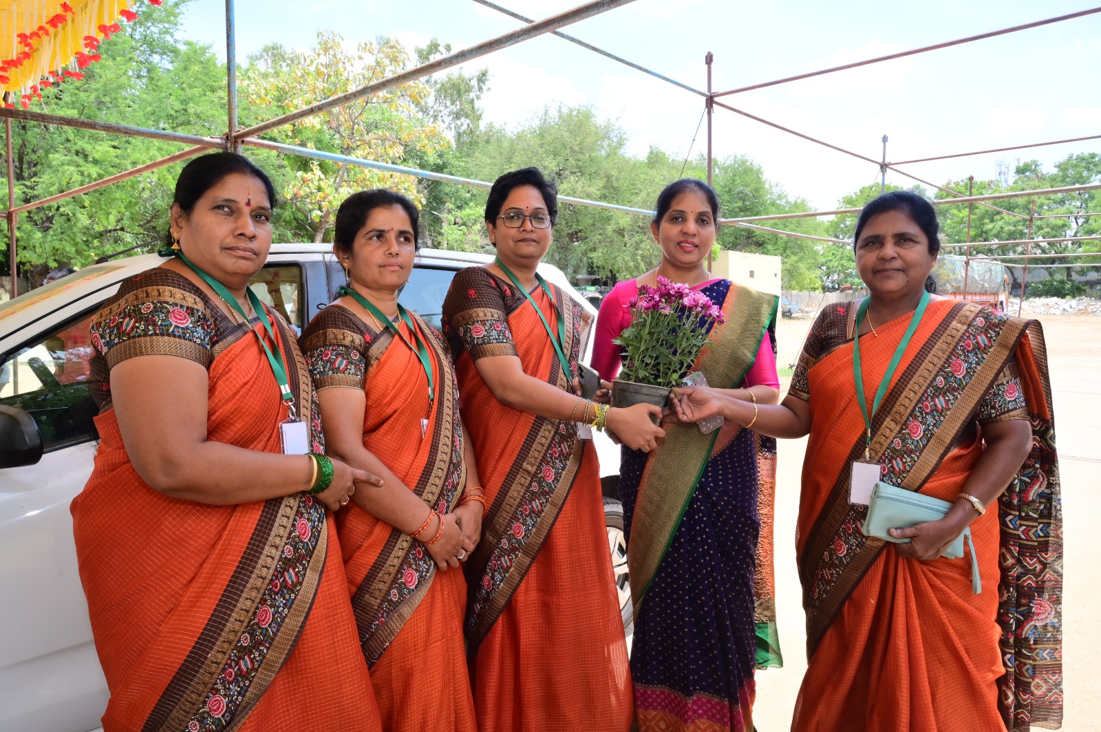 Shri Gowri/Ganesha Festival Grocery and Saree Distribution to Vulnurable Women