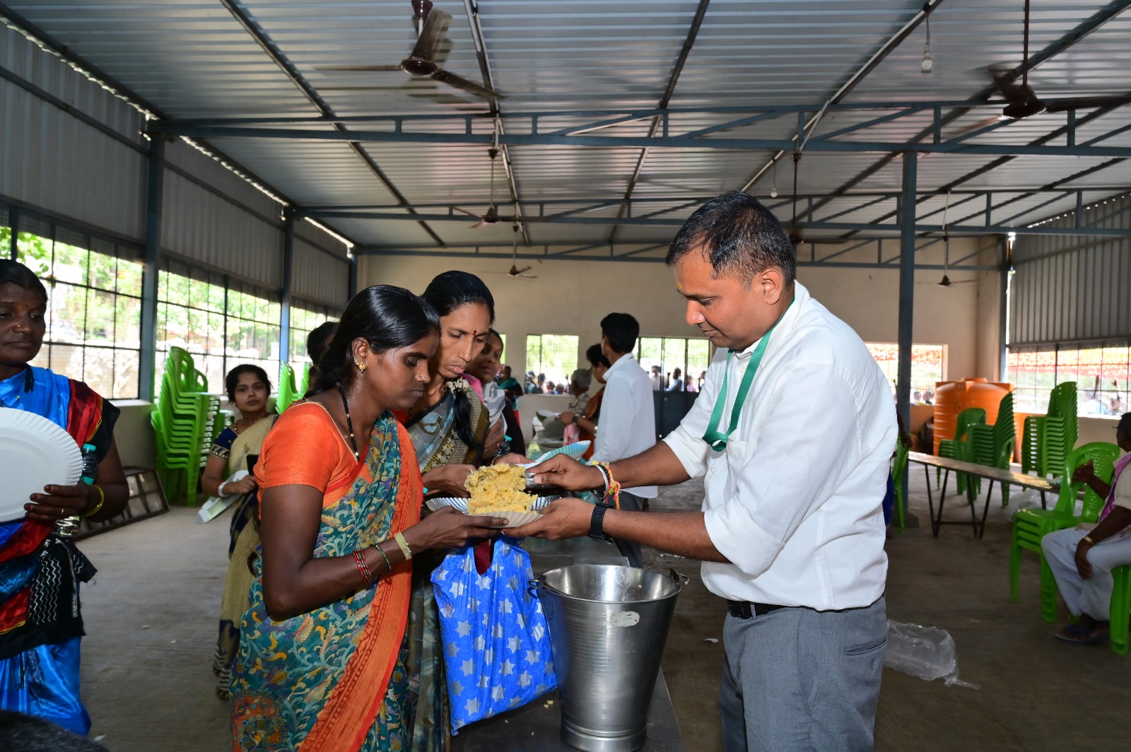 Shri Gowri/Ganesha Festival Grocery and Saree Distribution to Vulnurable Women