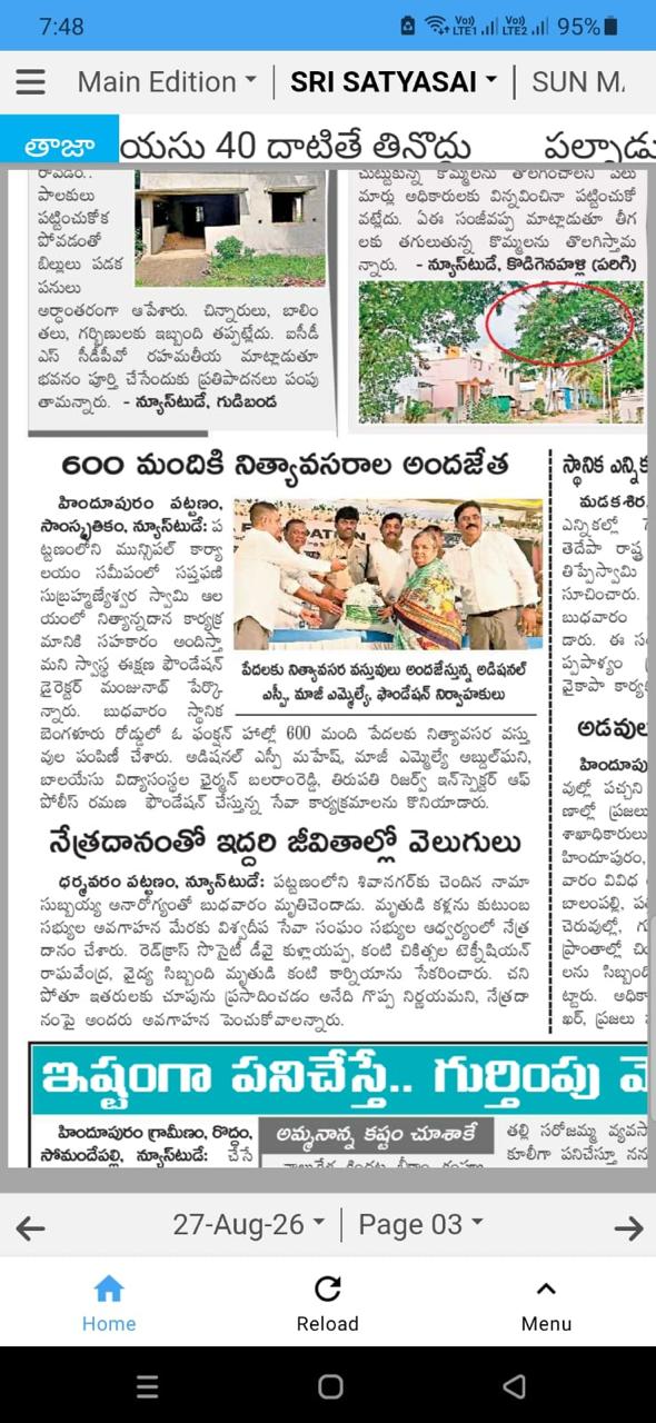 All Communties @ One Place From Hindupur/Madakasira/Gorantla/Penukonda with 50 Members from Each Community selected from Community Incharges