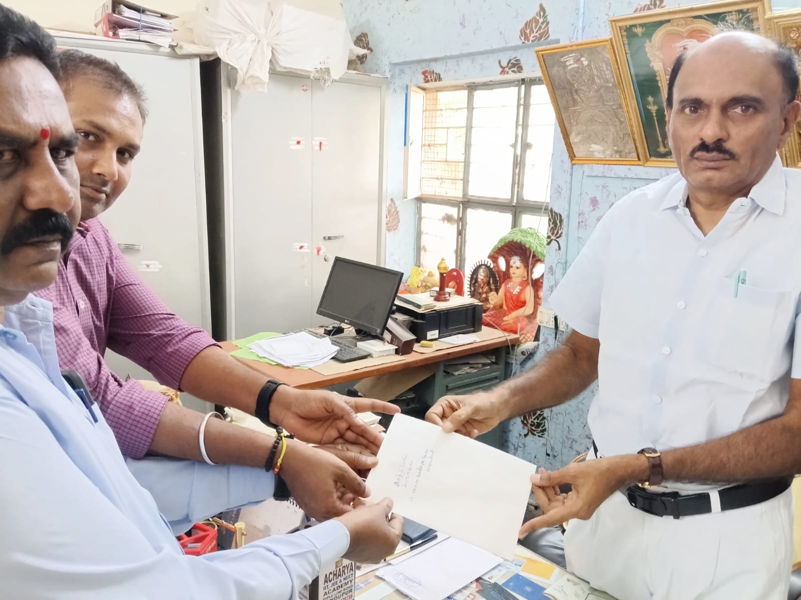 Invitation to Community Heads in Hindupur for 26-Aug Drive